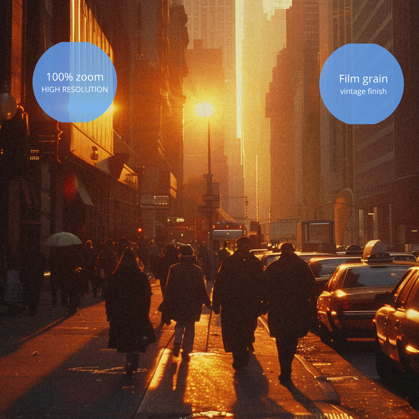 New York Poster - Street view