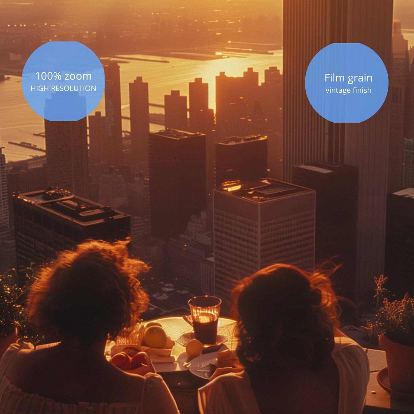 New York Poster - Breakfast view