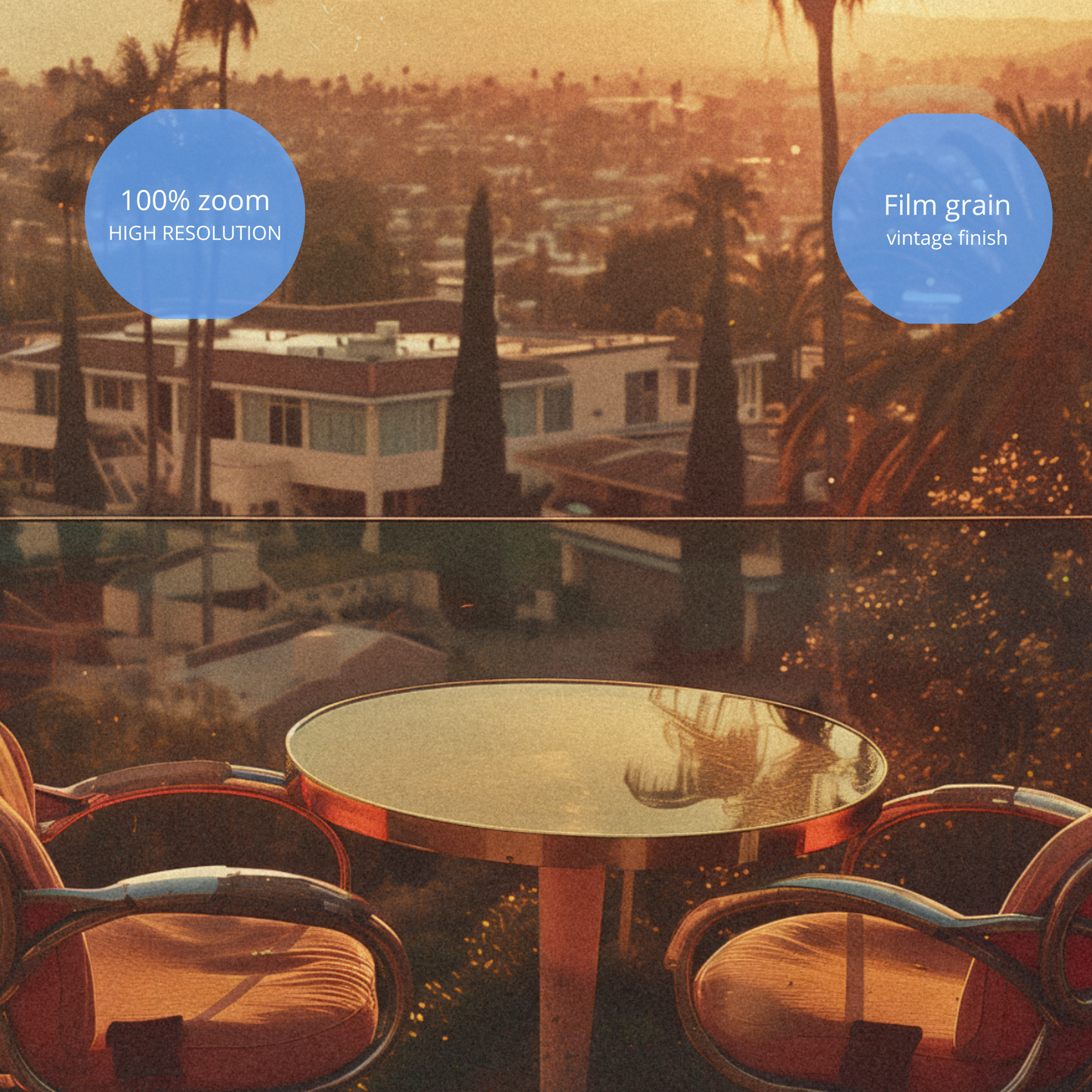 Los Angeles Poster - Hollywood hills