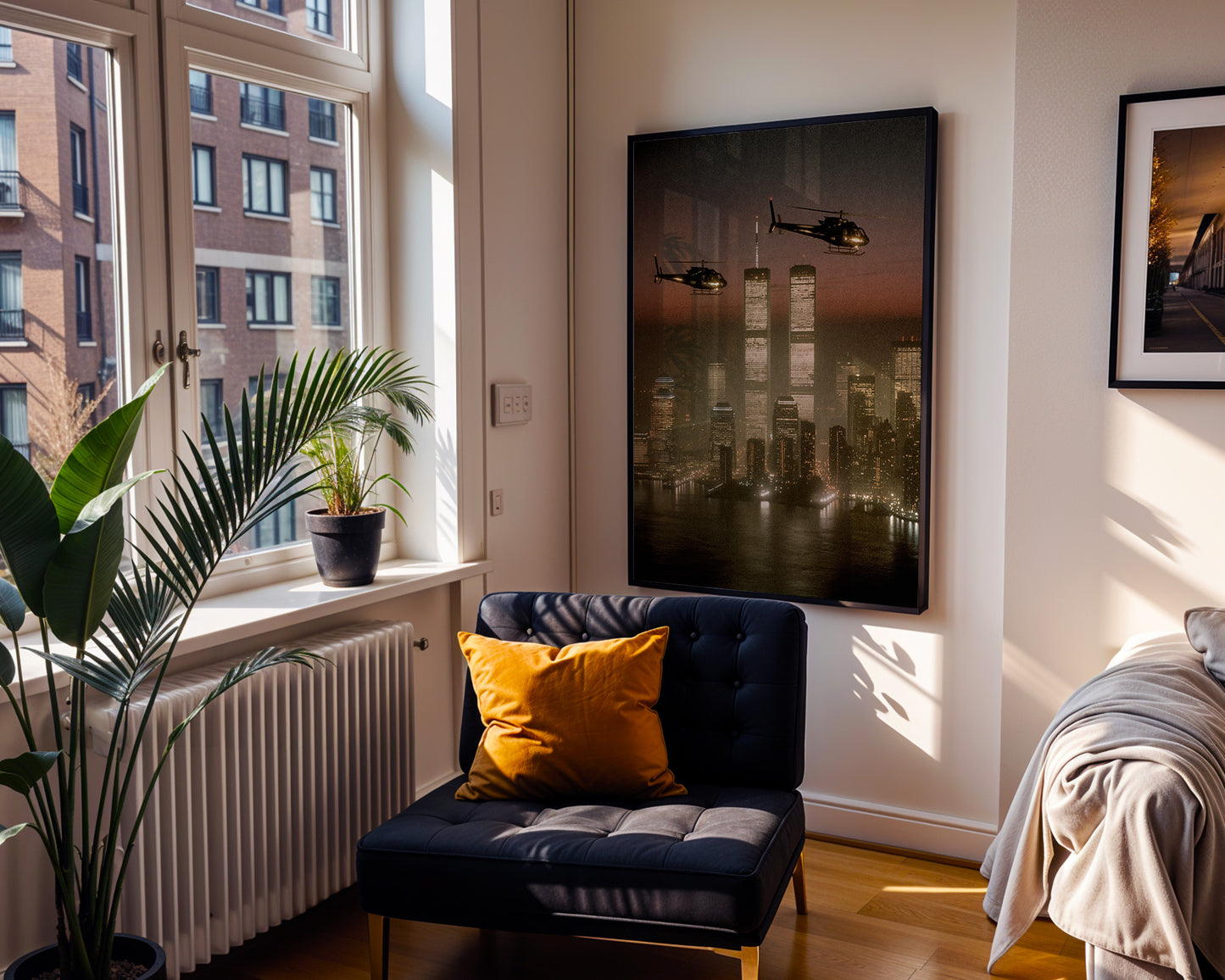 NYC HELI VIEW PRINT