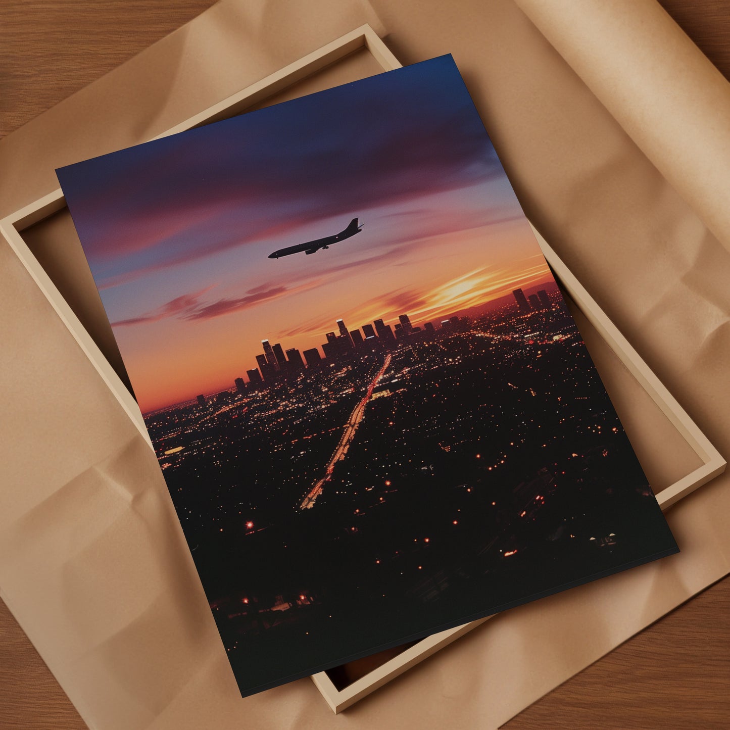 Los Angeles Poster - Nostalgia flight