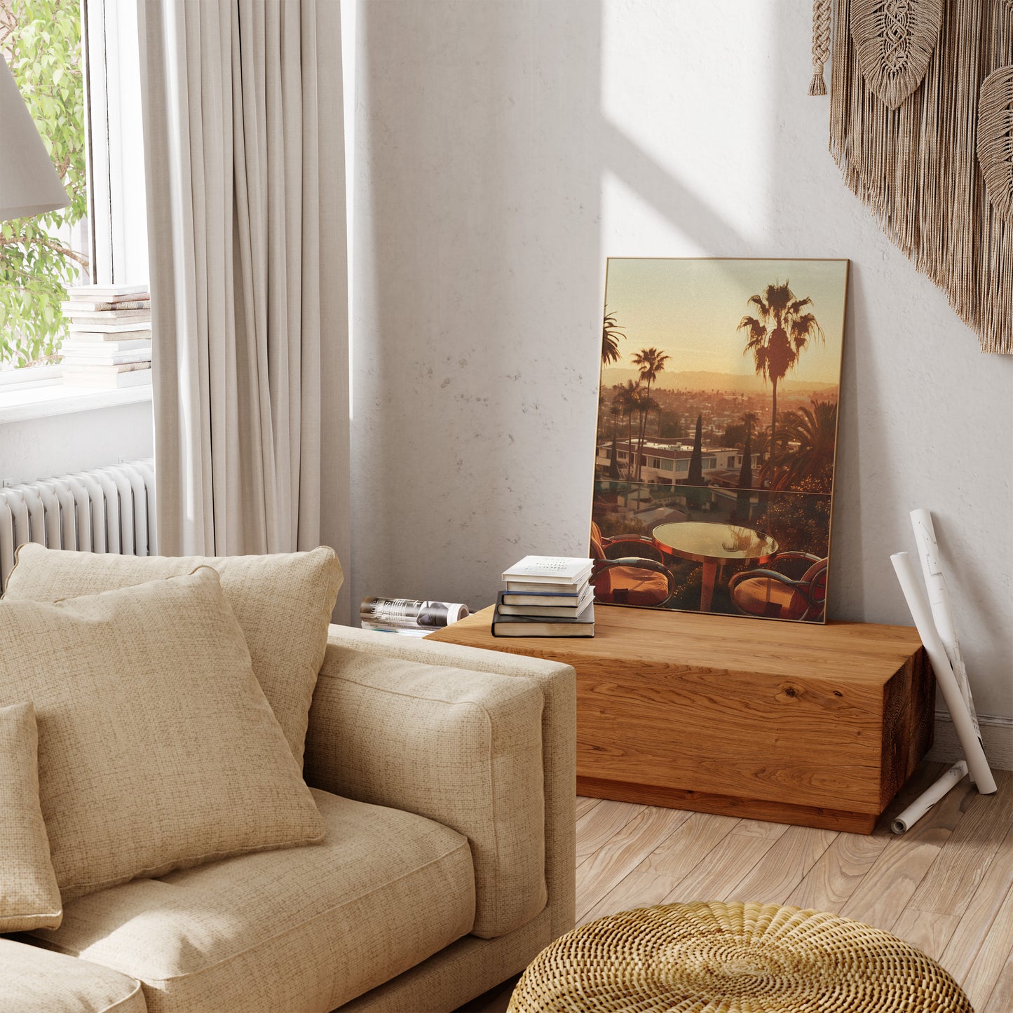 Los Angeles Poster - Hollywood hills