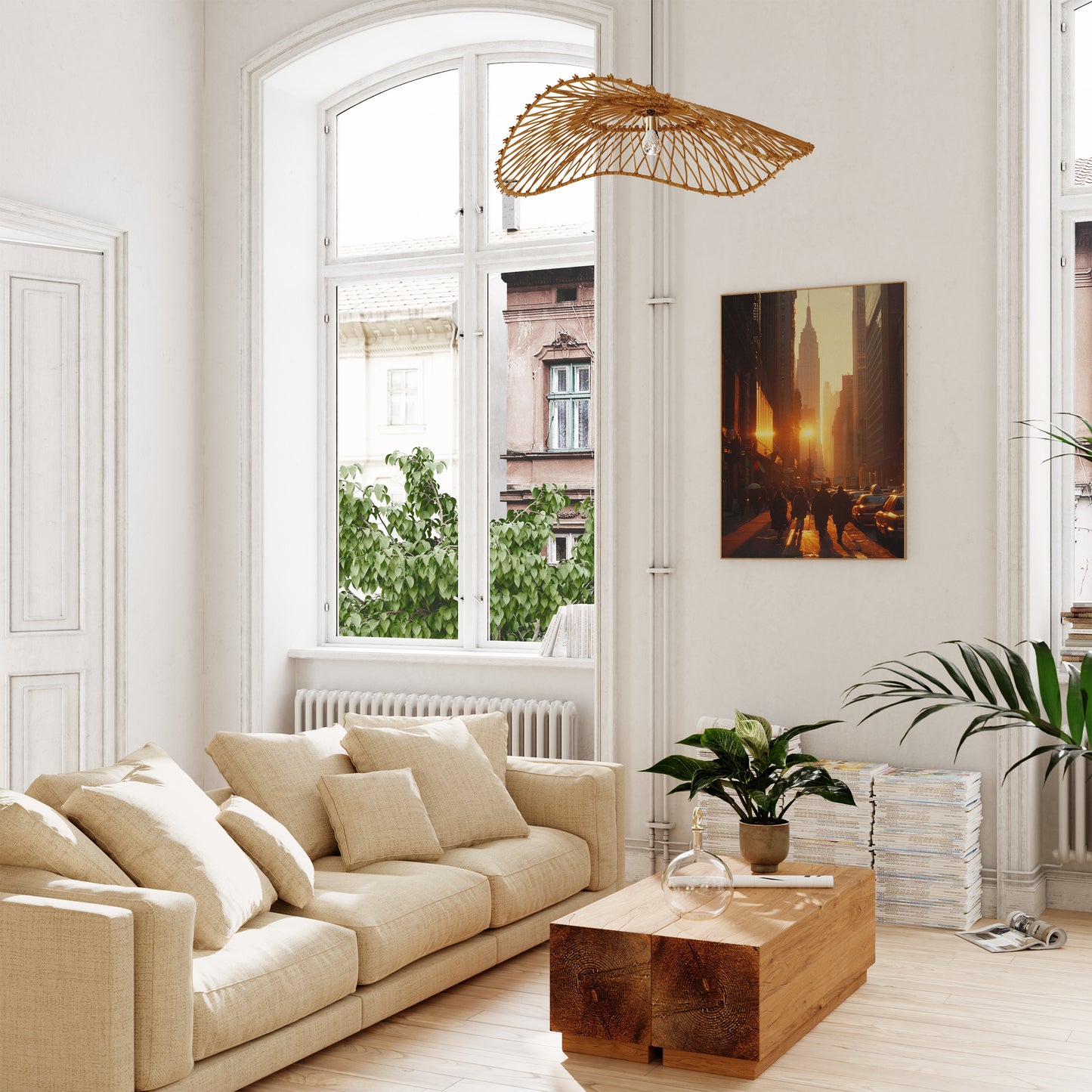 New York Poster - Street view