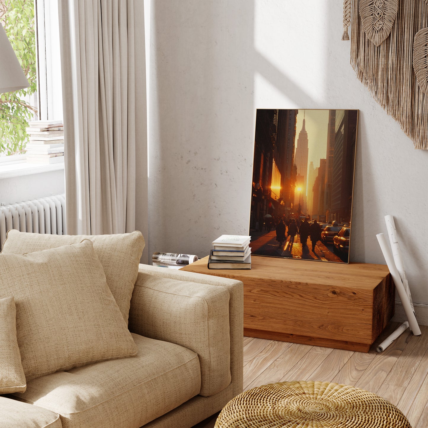 New York Poster - Street view