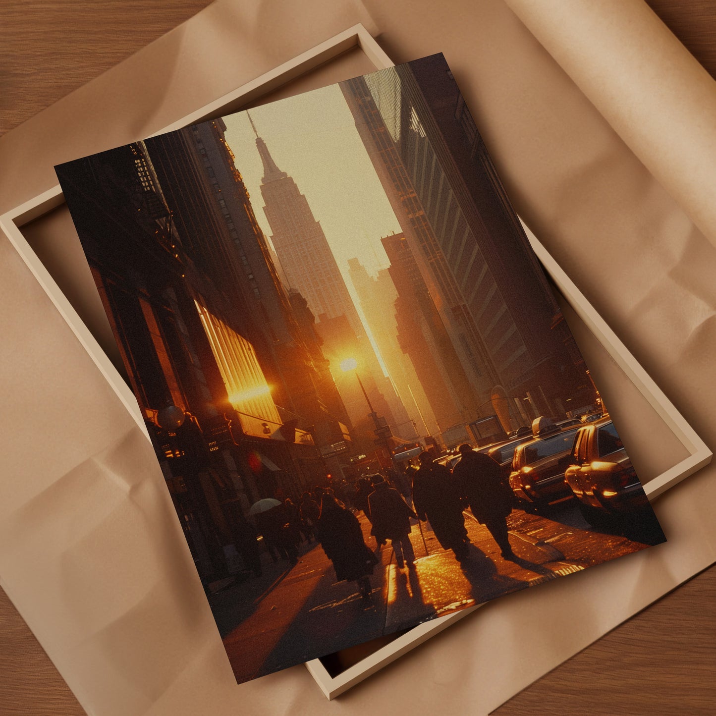 New York Poster - Street view