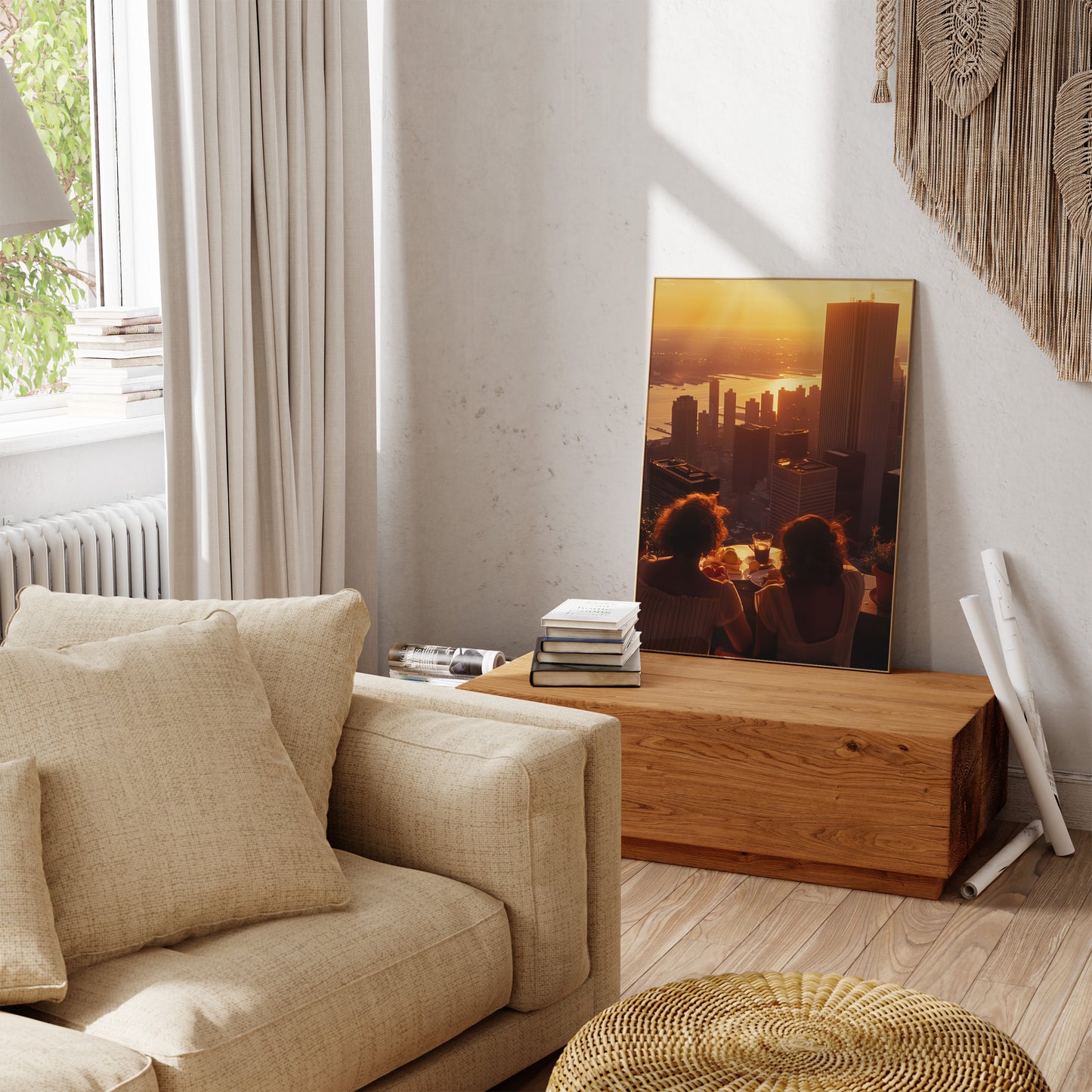 New York Poster - Breakfast view
