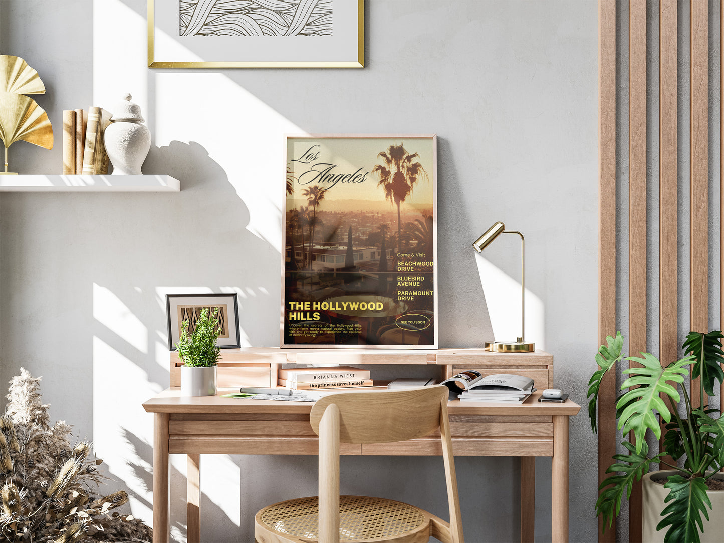 Los Angeles Poster - Hollywood Hills