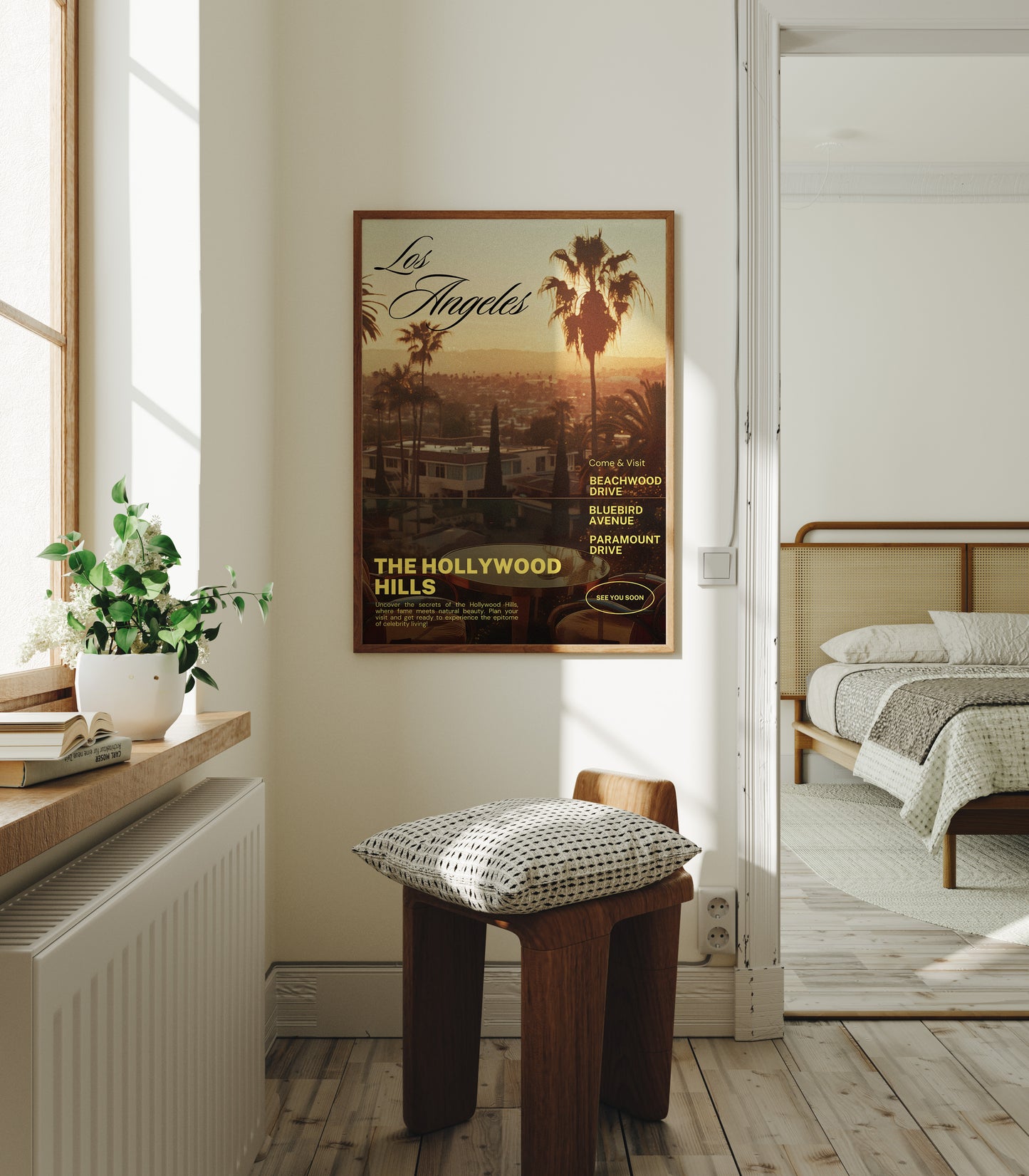 Los Angeles Poster - Hollywood Hills