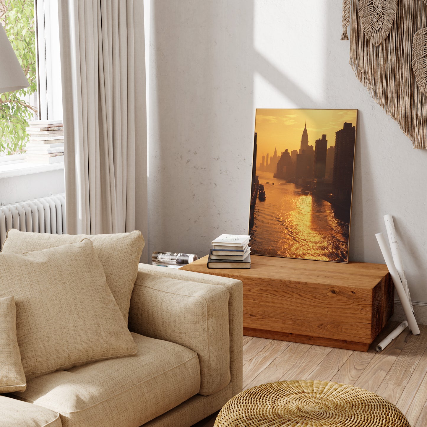 New York Poster - Hudson view