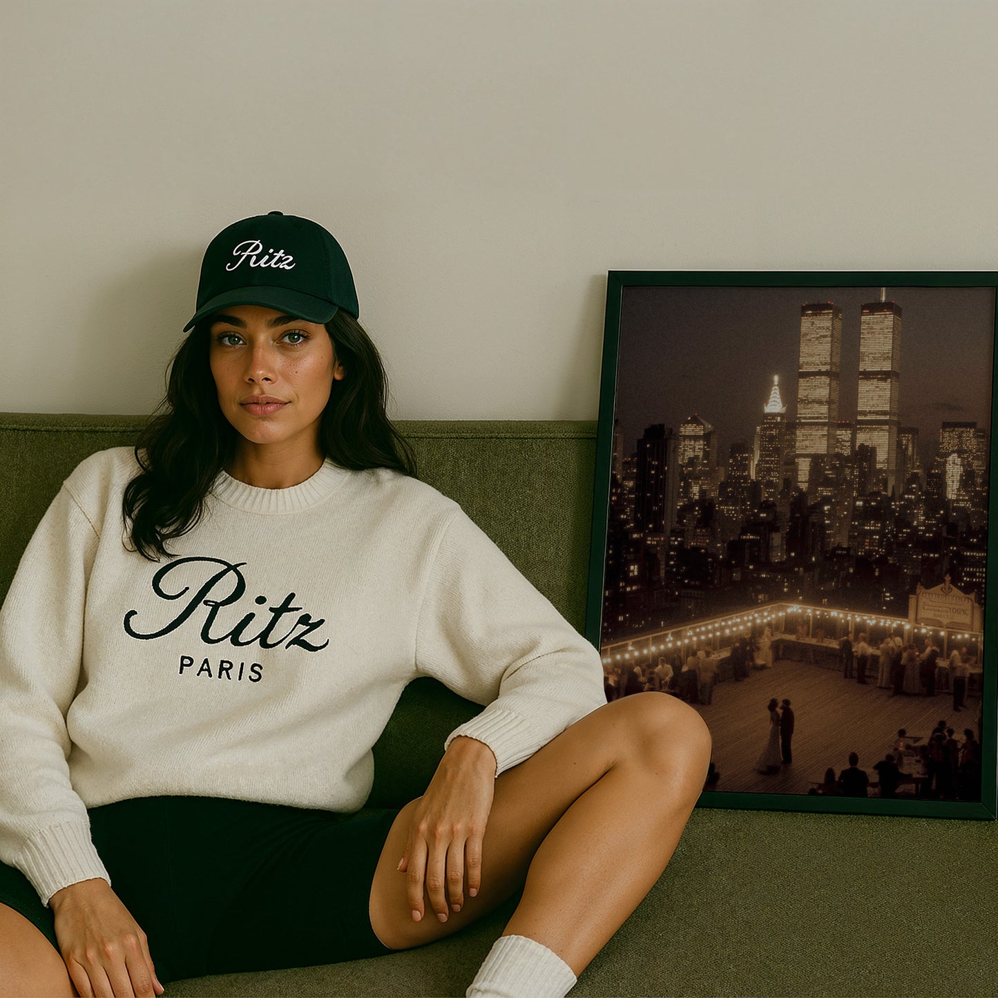 NYC ROOFTOP VIEW PRINT