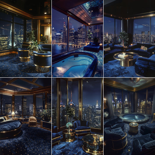 NAVY BLUE PENTHOUSE - IMAGE PACK