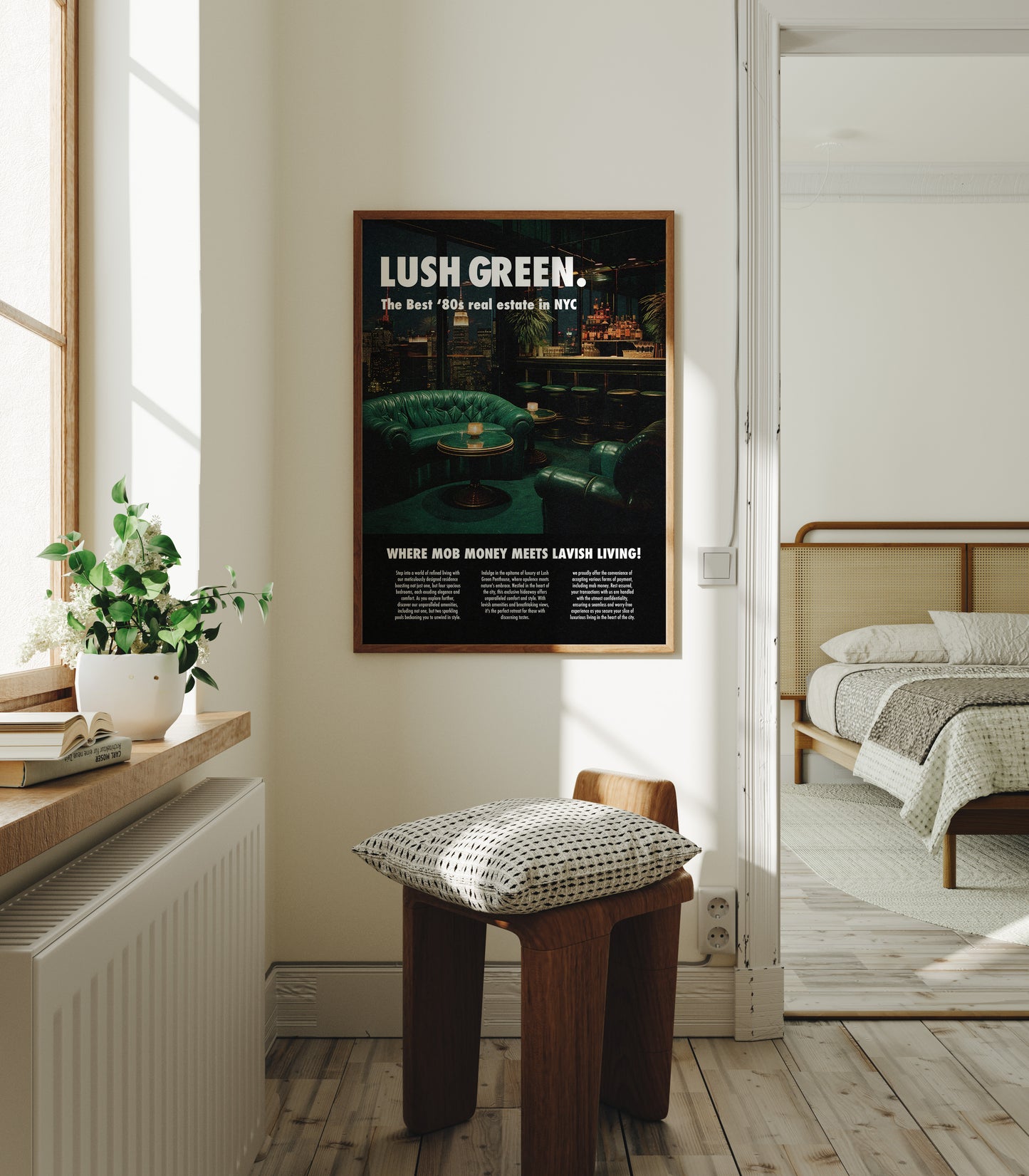 80s ad poster - Lush green