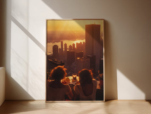 New York Poster - Breakfast view