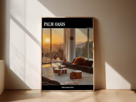 Palm Oasis Poster