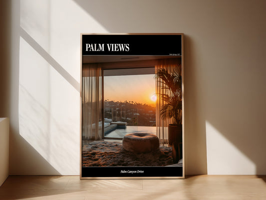 Palm Views Poster