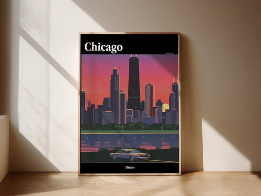 Chicago Poster - City Nostalgia