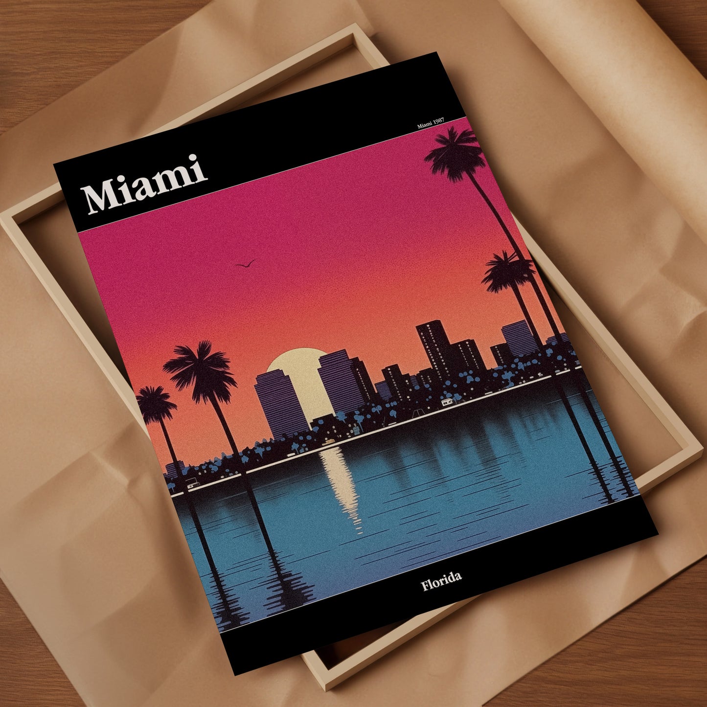 Miami Poster - City Nostalgia