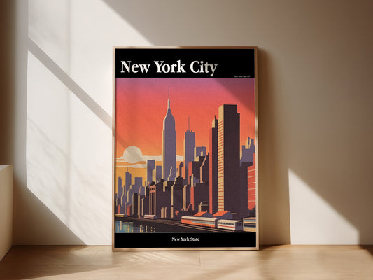 New York City Poster - City Nostalgia