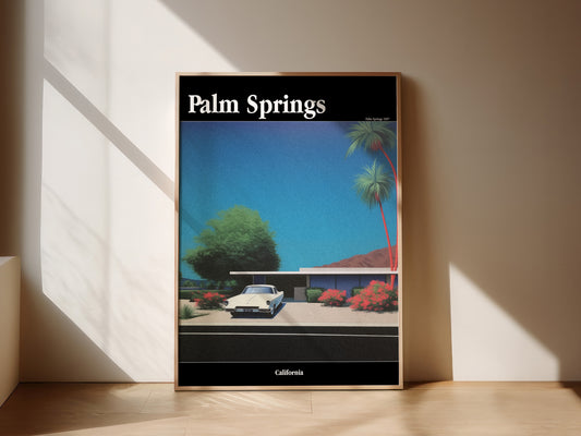 Palm Springs Poster - City Nostalgia