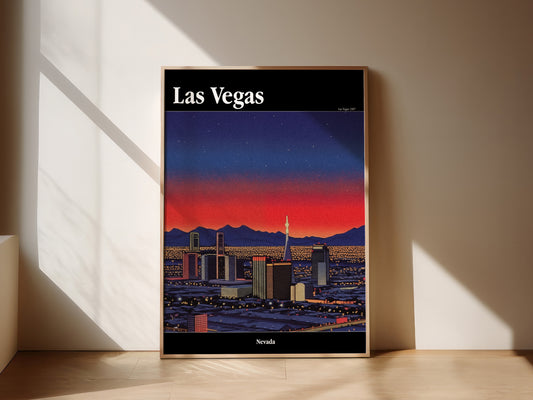 Las Vegas Poster - City Nostalgia