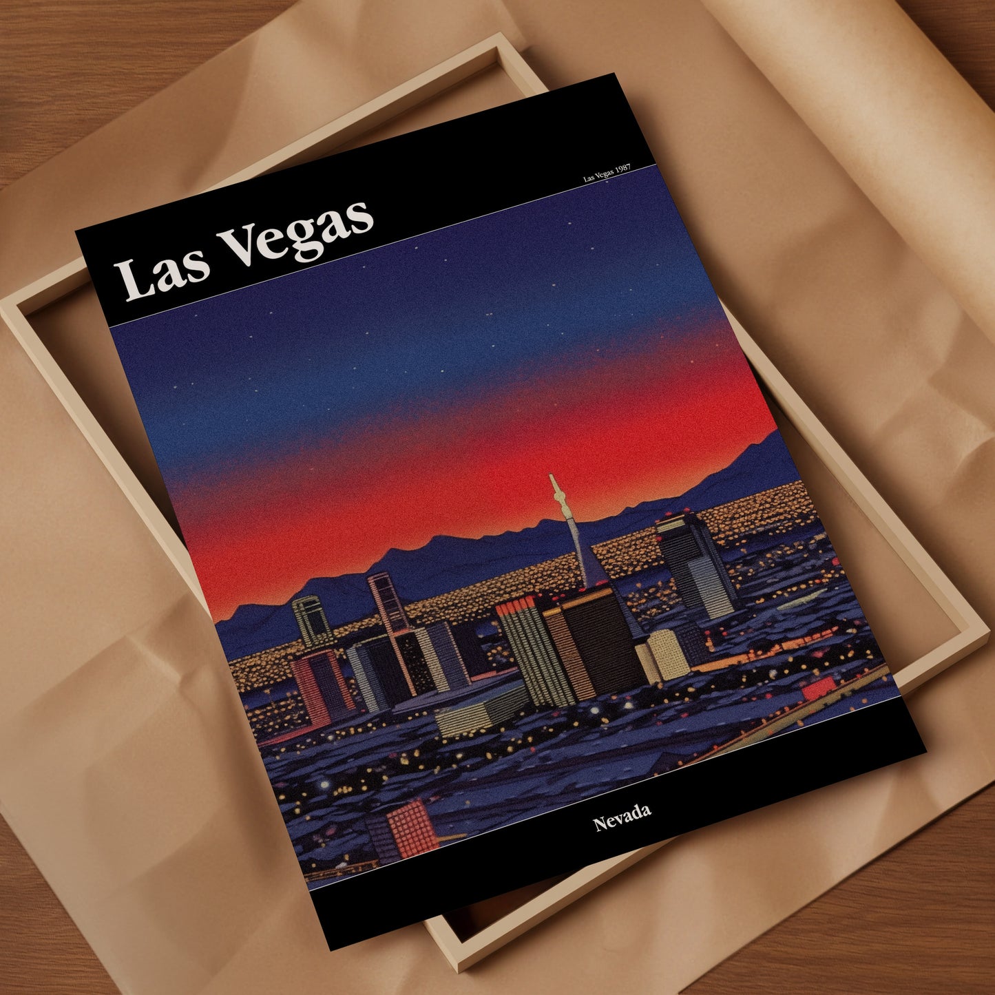 Las Vegas Poster - City Nostalgia