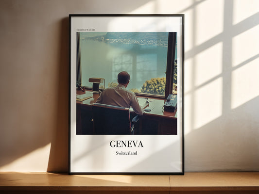 Geneva Switzerland poster