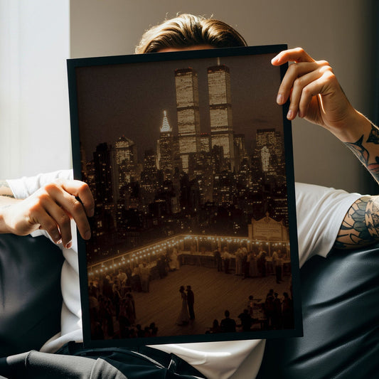 NYC ROOFTOP VIEW PRINT